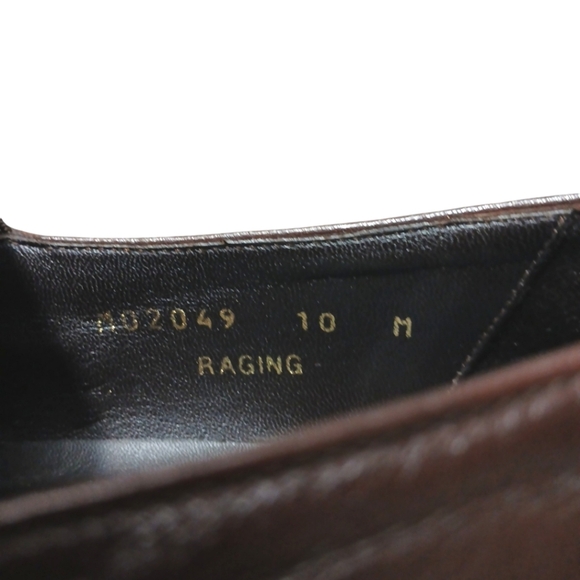 Bruno Magli Men’s Raging Dark Brown Dress Shoes size 10 - Picture 10 of 11